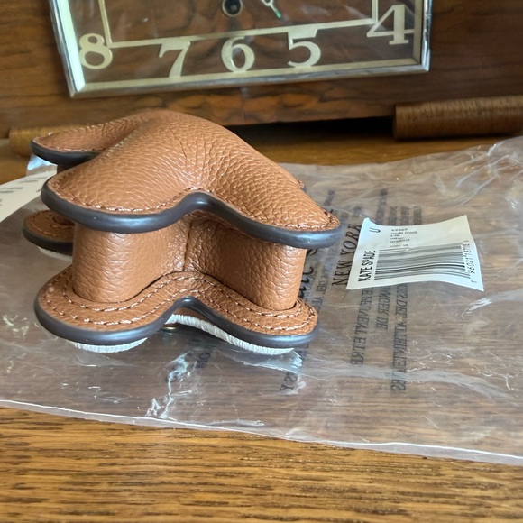 ❤️Authentic NWT Kate Spade Gingerbread Man Leather Bag charm❤️ - Picture 5 of 13